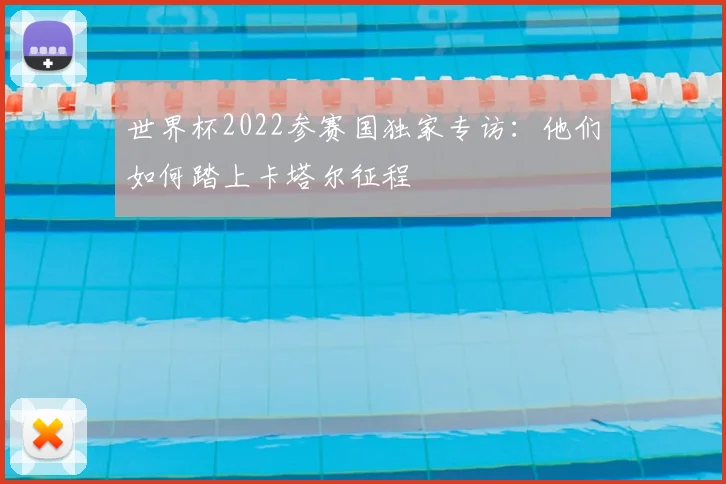 世界杯2022参赛国独家专访：他们如何踏上卡塔尔征程