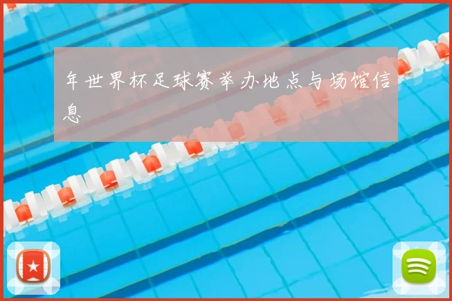 年世界杯足球赛举办地点与场馆信息